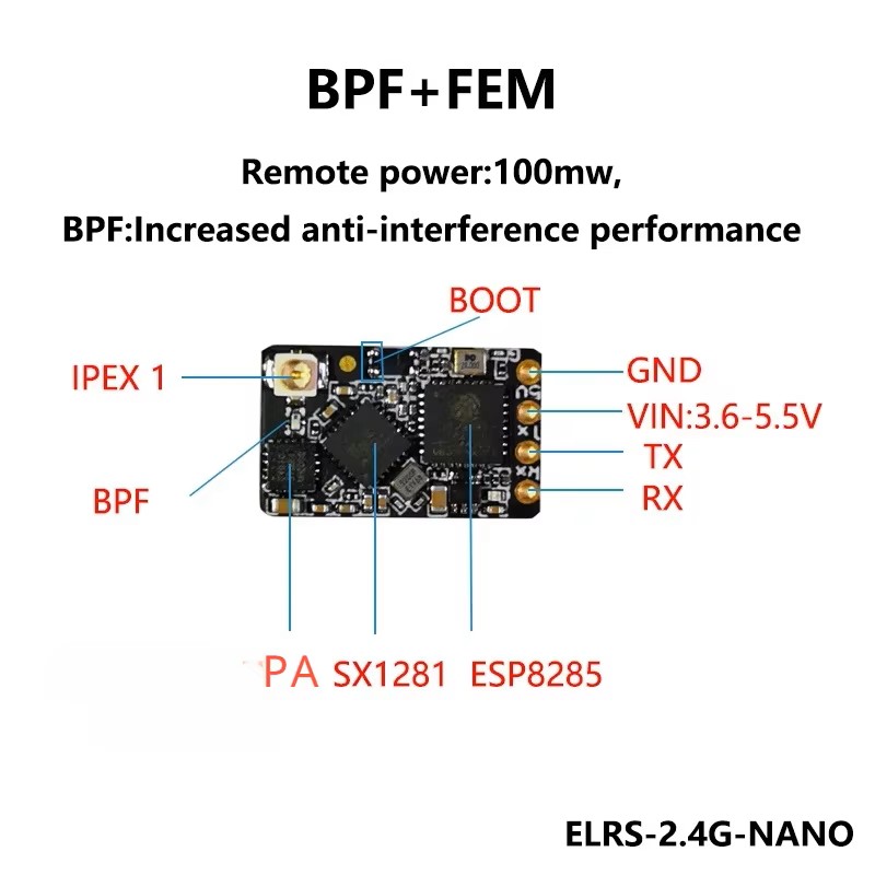 ELRS 2.4GHz NANO Receiver Expr - Radiomaster Ranger 2.4Ghz Elrs Module review and price
